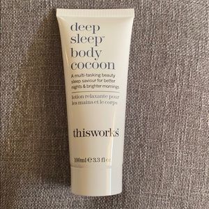 Thisworks deep sleep body cocoon body lotion.